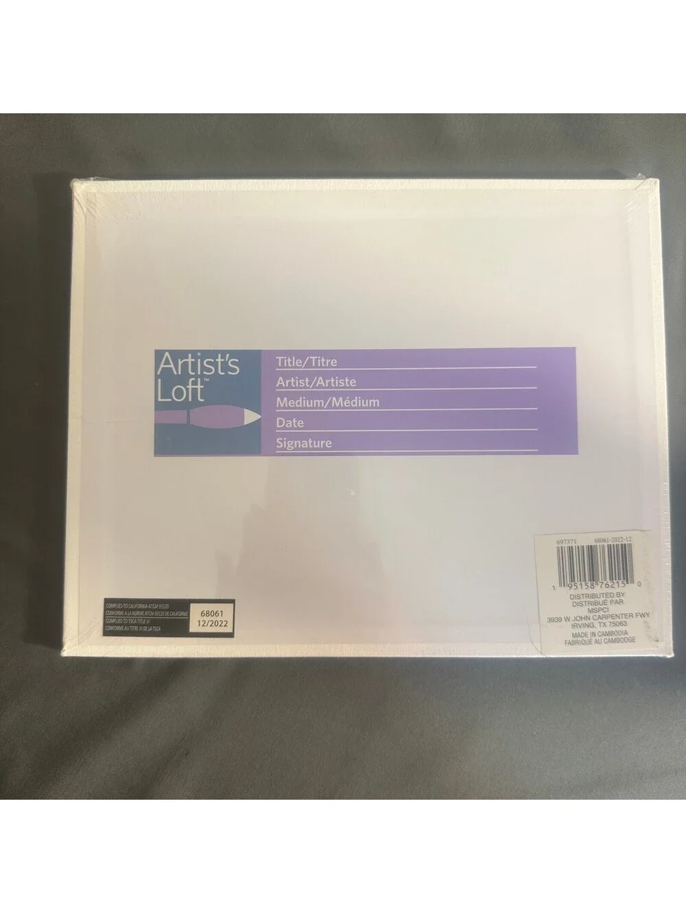 Artists Loft 3 pack Level 1 Watercolor & Acrylic Canvas Pack 8 X 10